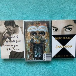 Michael Jackson vintage Cassette Bundle Still Sealed
